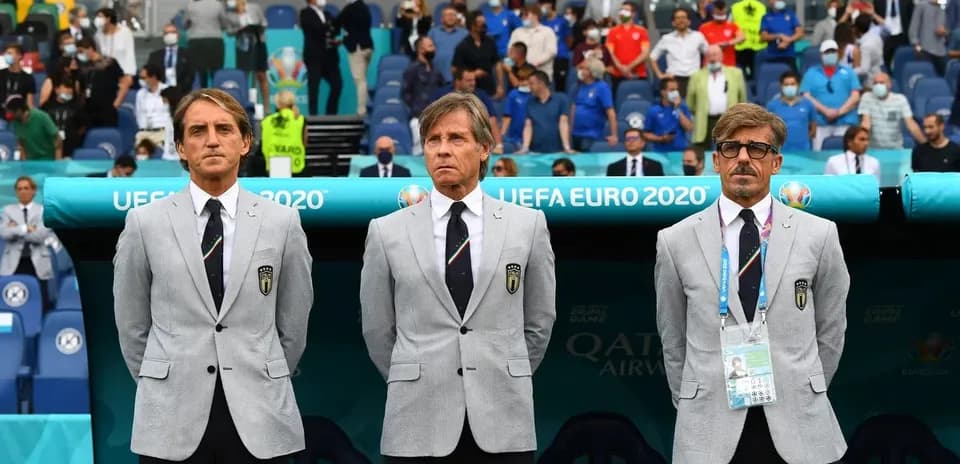 Tres entrenadores de Italia en la Eurocopa 2020