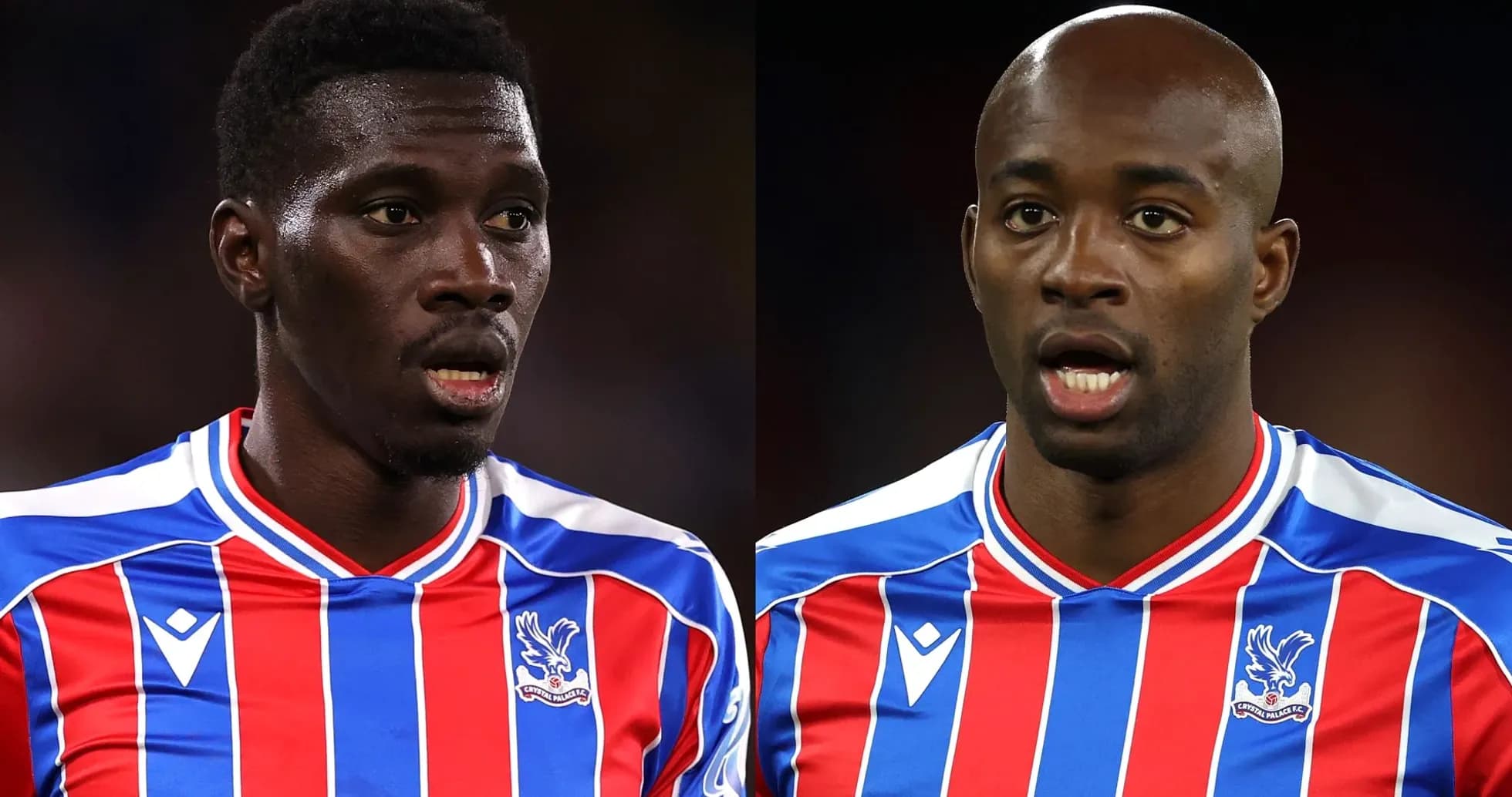 Jugadores de Crystal Palace en acción durante partido
