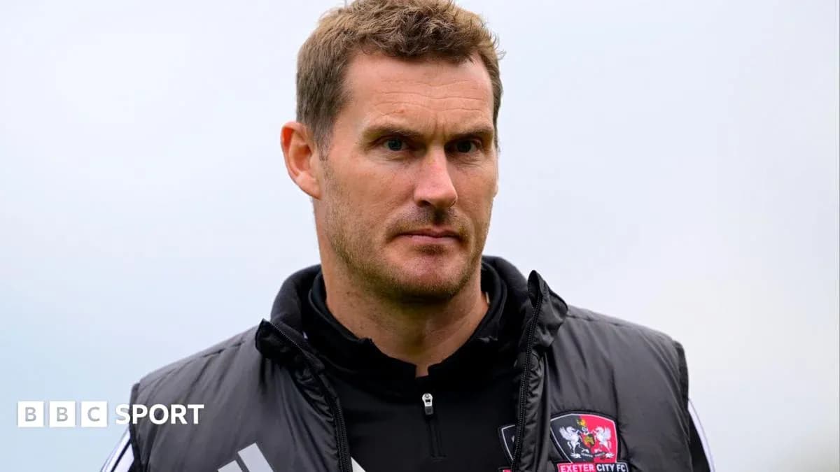Entrenador de Exeter City FC en conferencia