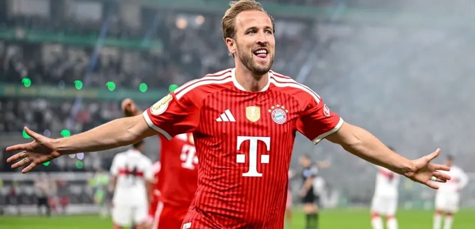 Jugador de Bayern Munich celebrando un gol