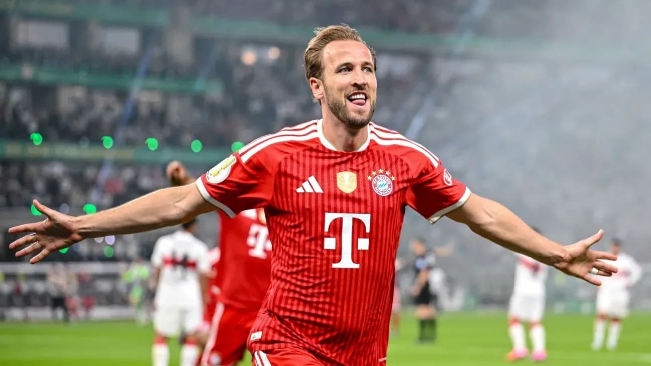 Jugador de Bayern Munich celebrando un gol