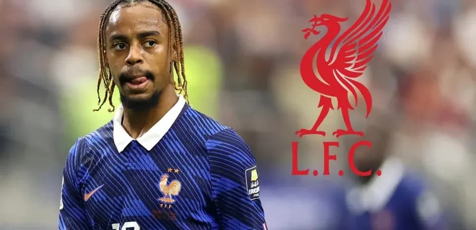 Jugador de Francia con camiseta en el campo