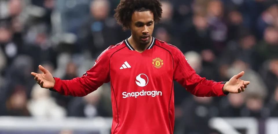 Jugador de Manchester United en el campo de juego