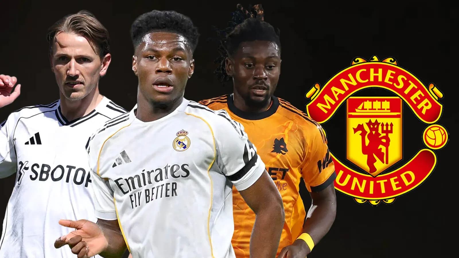 Jugadores destacados con logo de Manchester United