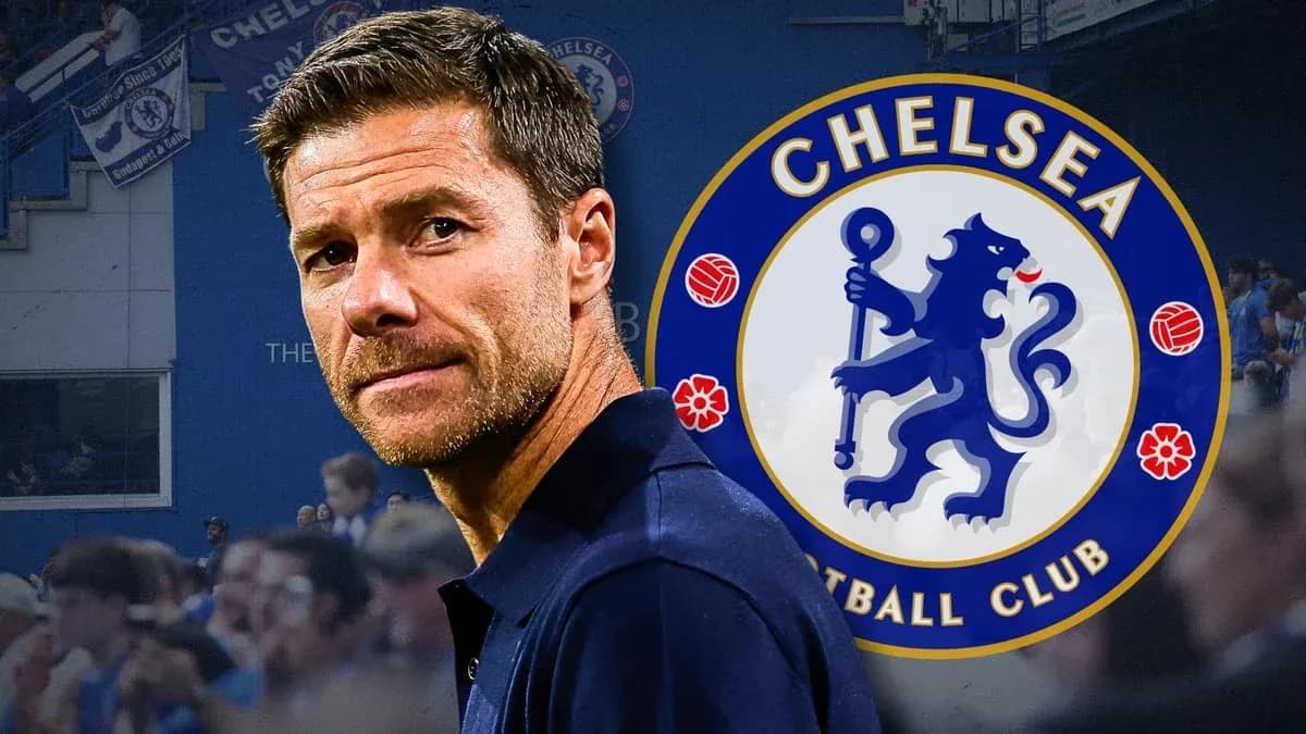 Entrenador en fondo del estadio Chelsea FC