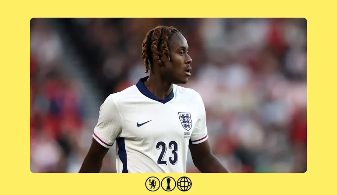Jugador de Inglaterra en el campo durante un partido
