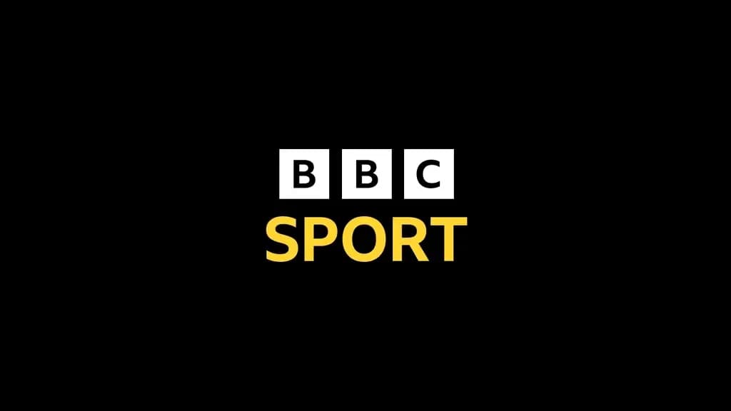 Logotipo de BBC Sport sobre fondo negro