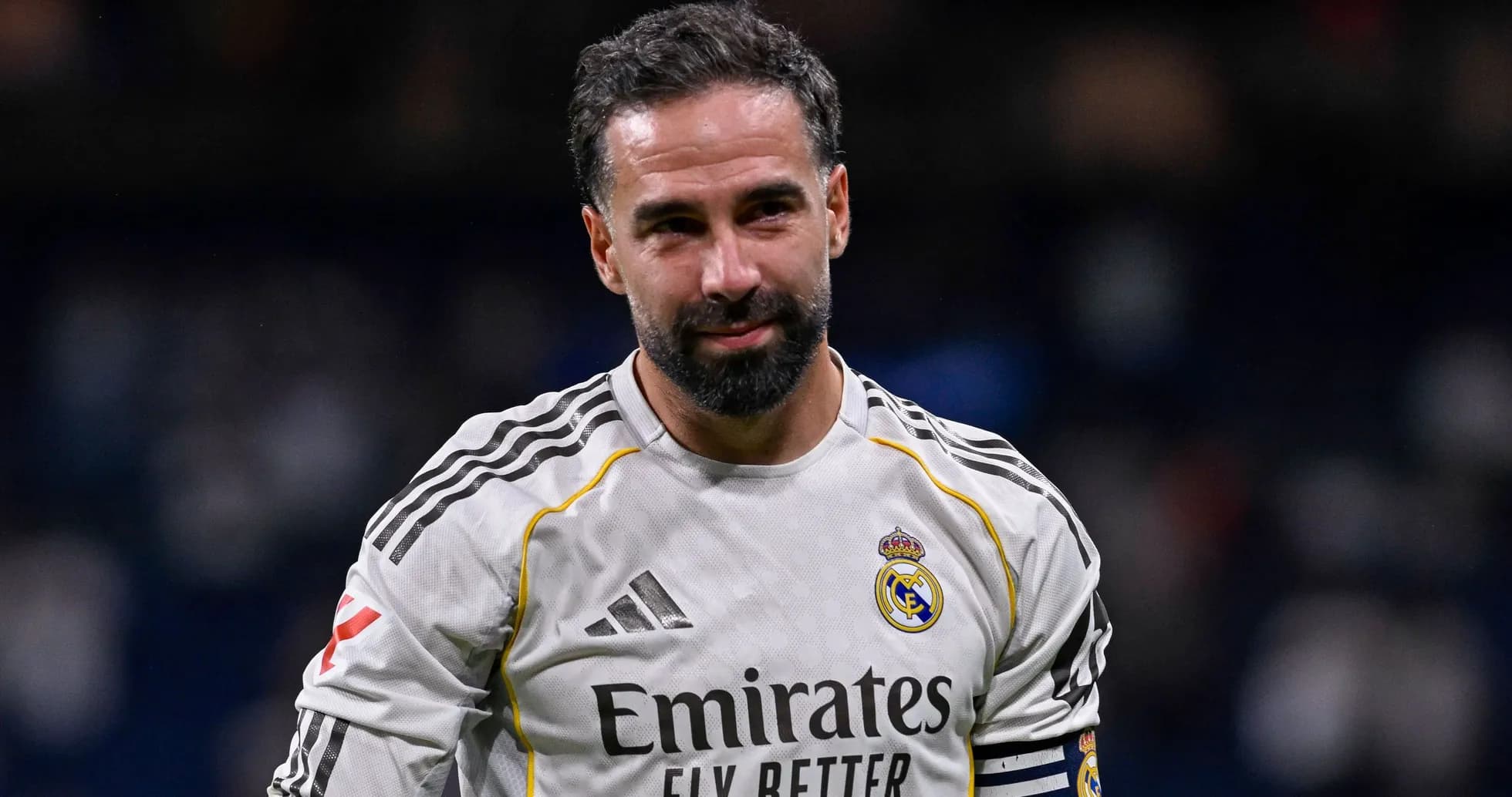 Jugador de Real Madrid en uniforme de portero