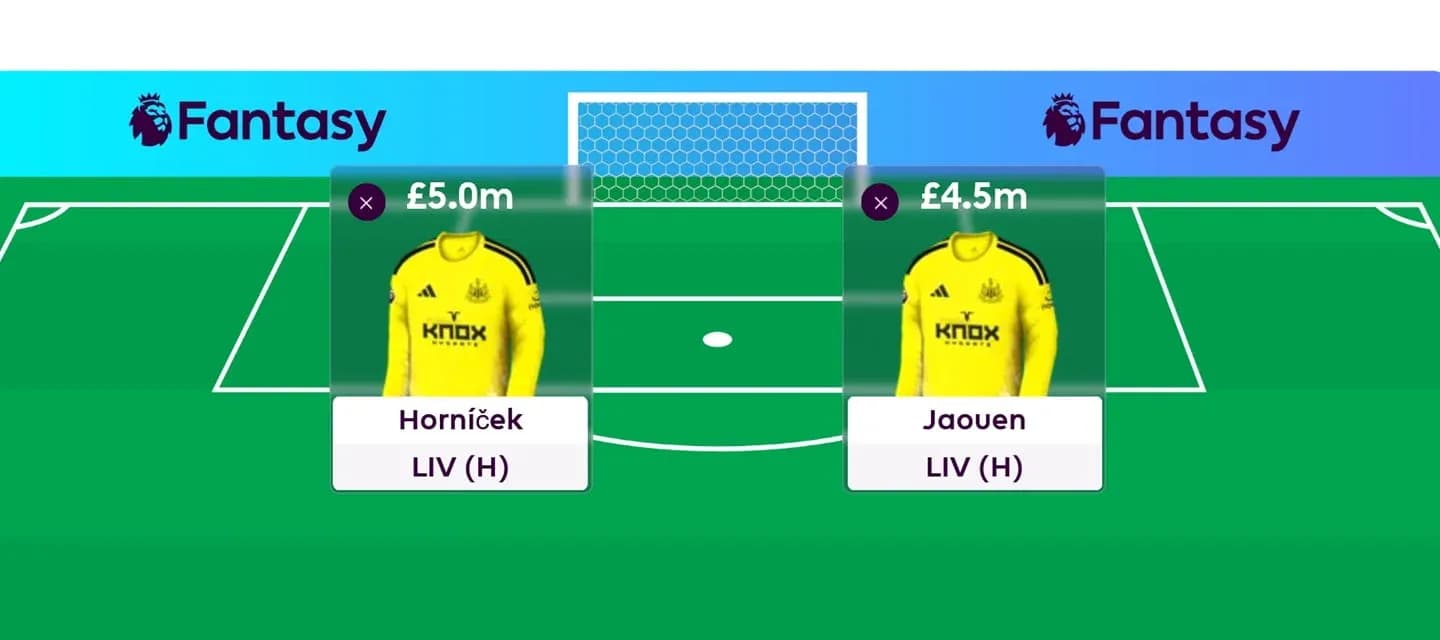 Jugadores de fútbol en equipo Fantasy Premier League