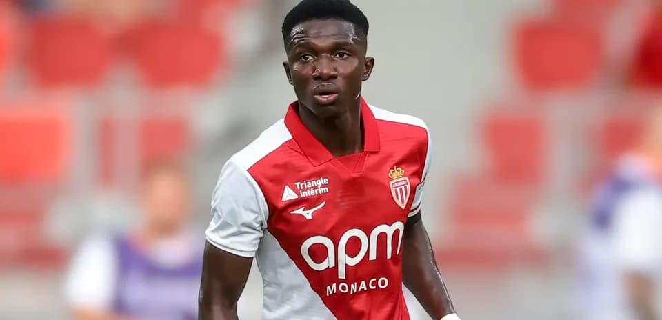 Jugador de AS Monaco en el campo durante un partido
