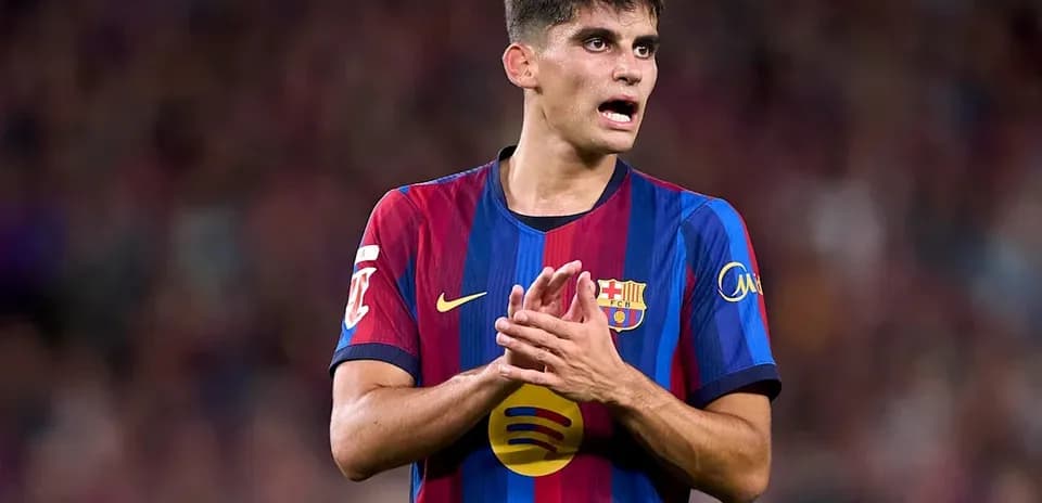 Jugador del FC Barcelona en acción durante el partido