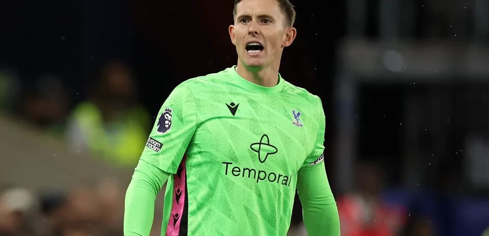 Portero de Crystal Palace durante el partido