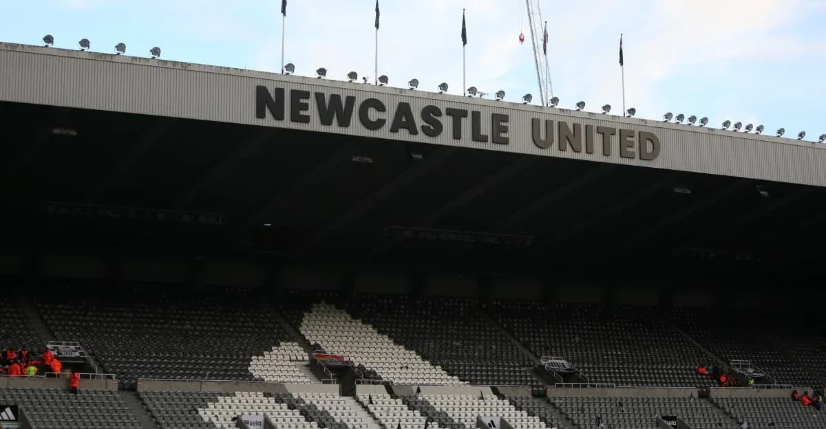 Fachada del estadio de Newcastle United