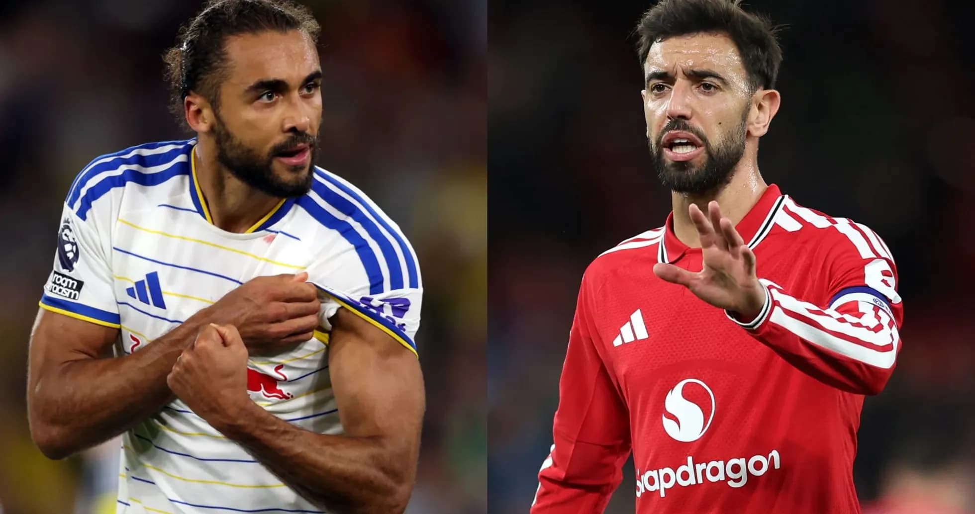 Dos futbolistas en acción durante un partido