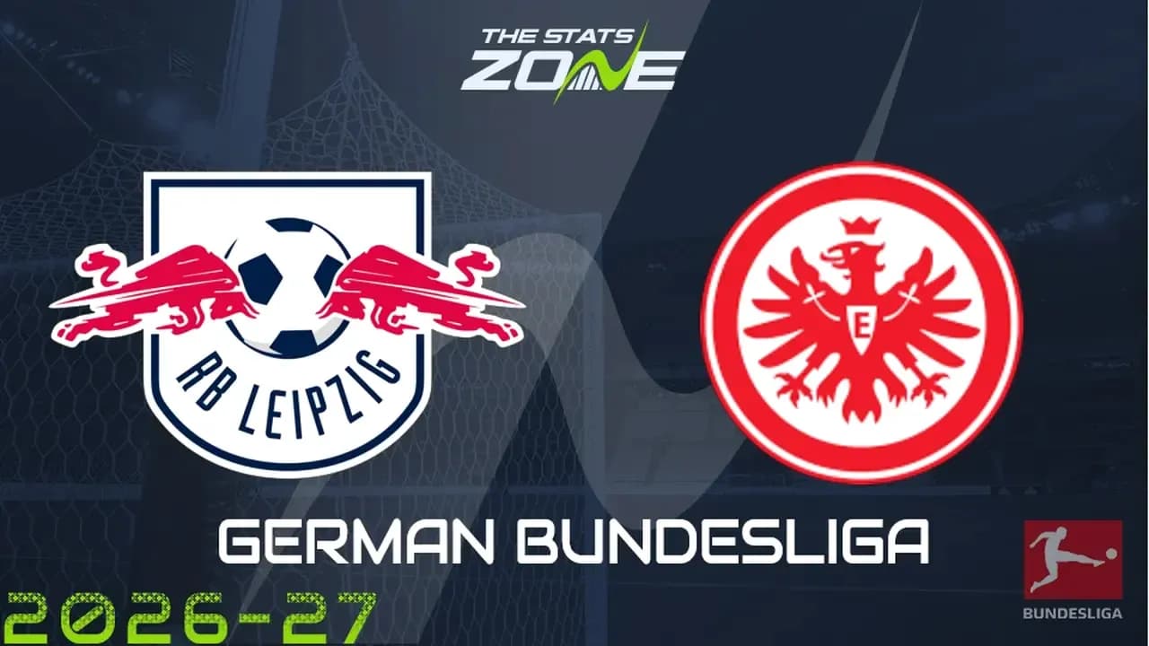 Logos de RB Leipzig y Eintracht Frankfurt con Bundesliga
