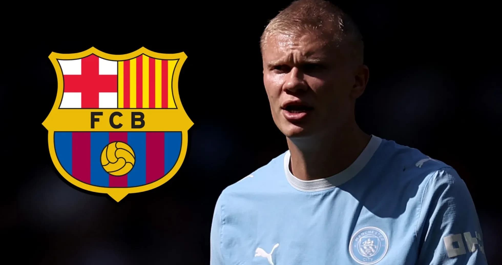 Jugador de fútbol con camiseta azul y logo de Barça