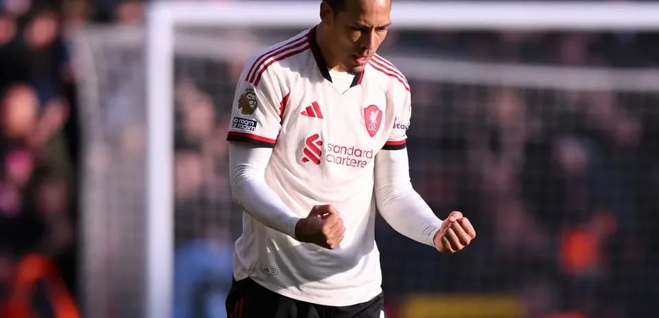 Jugador de Liverpool celebrando un gol