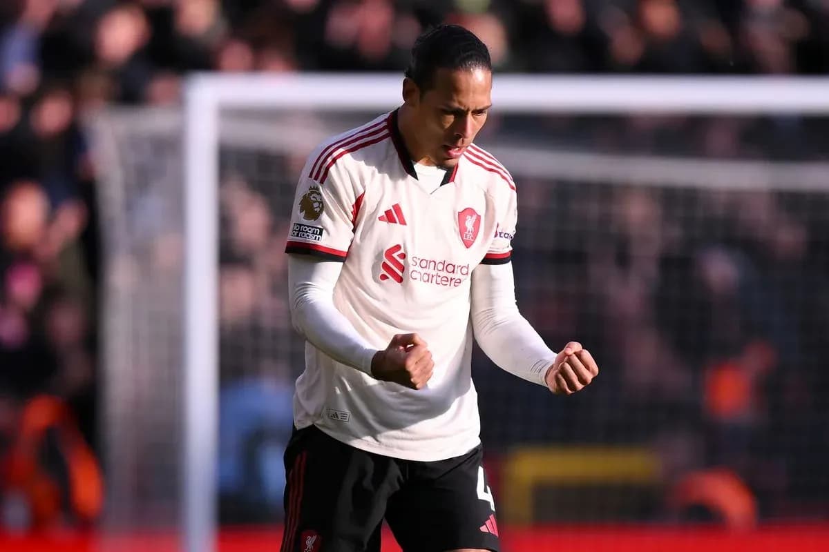 Jugador de Liverpool celebrando un gol