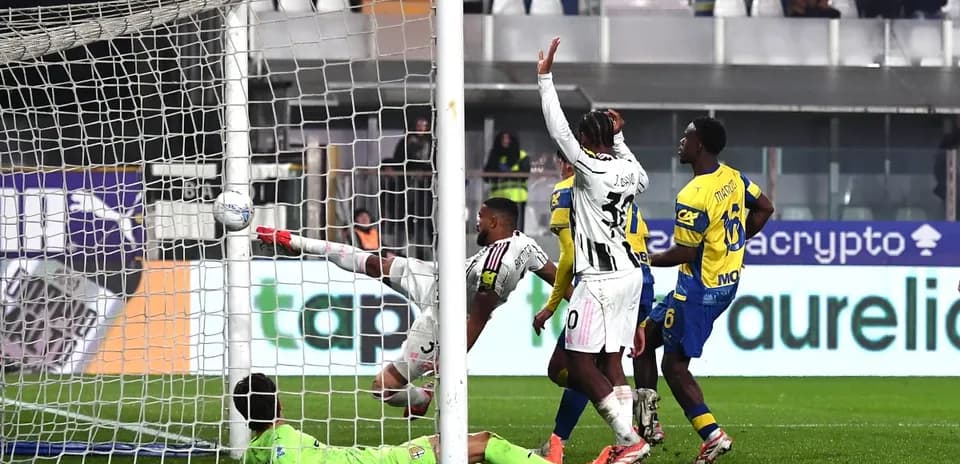 Gol de Juventus contra Parma en el partido
