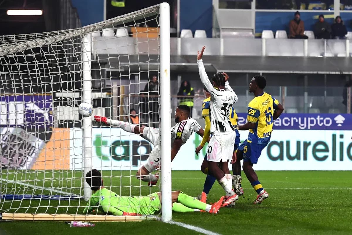 Gol de Juventus contra Parma en el partido