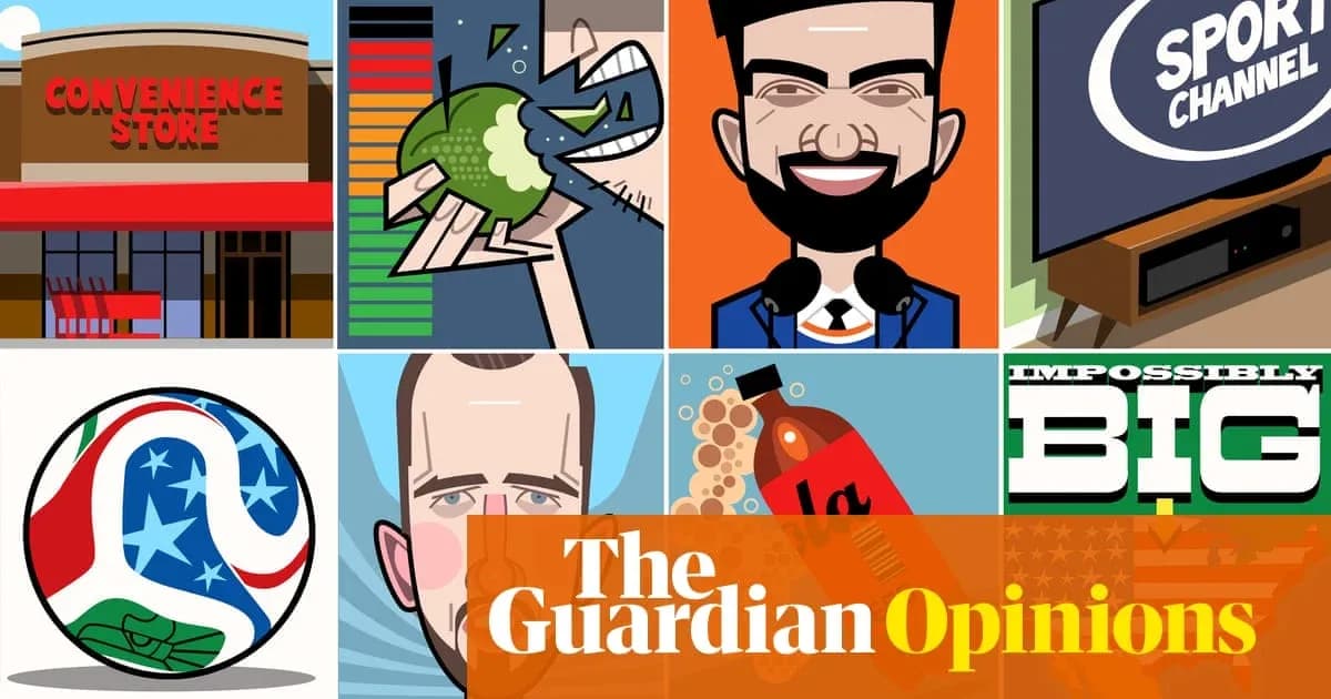 Collage of illustrations related to sports and convenience