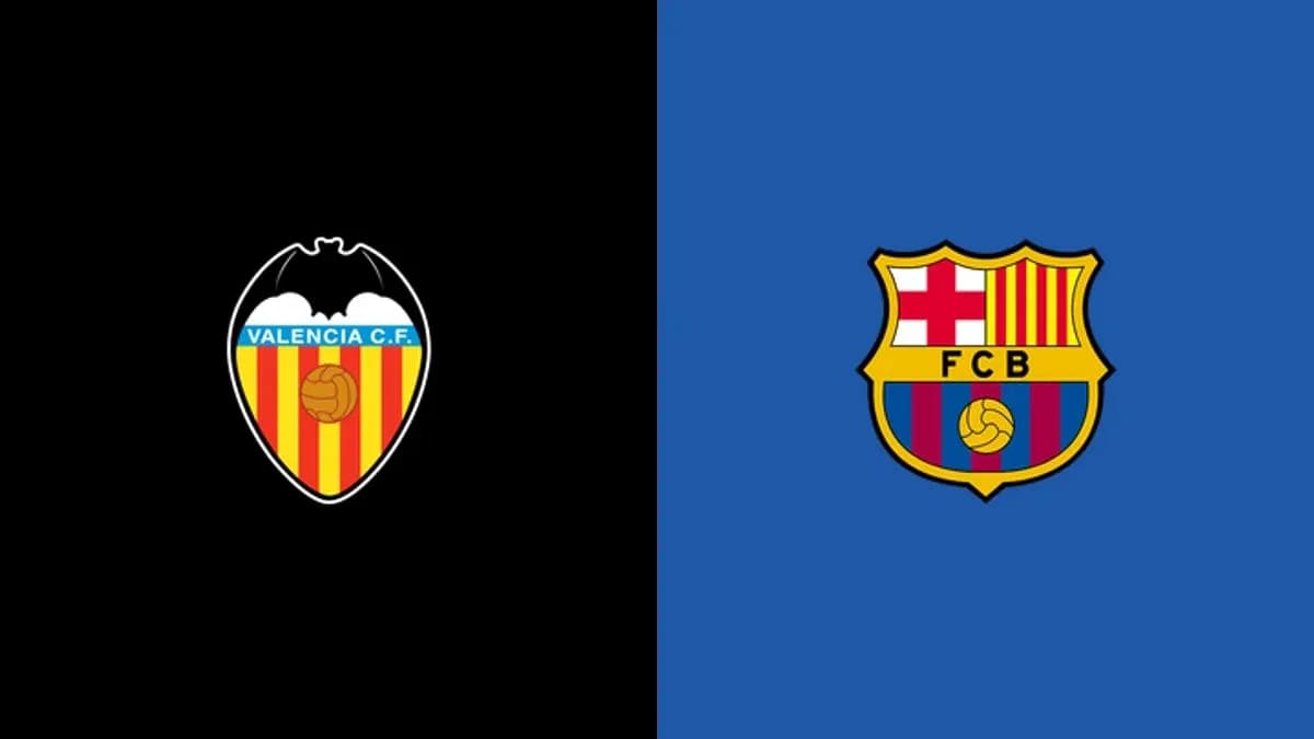 Logos de Valencia C.F. y F.C. Barcelona