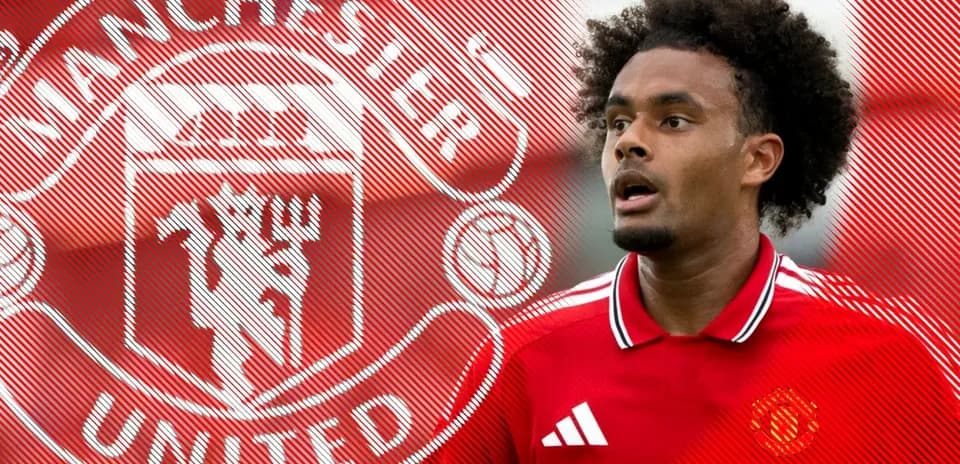 Jugador de Manchester United durante una sesión de entrenamiento