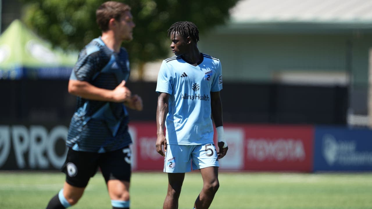 Jugadores de Minnesota United II en el campo