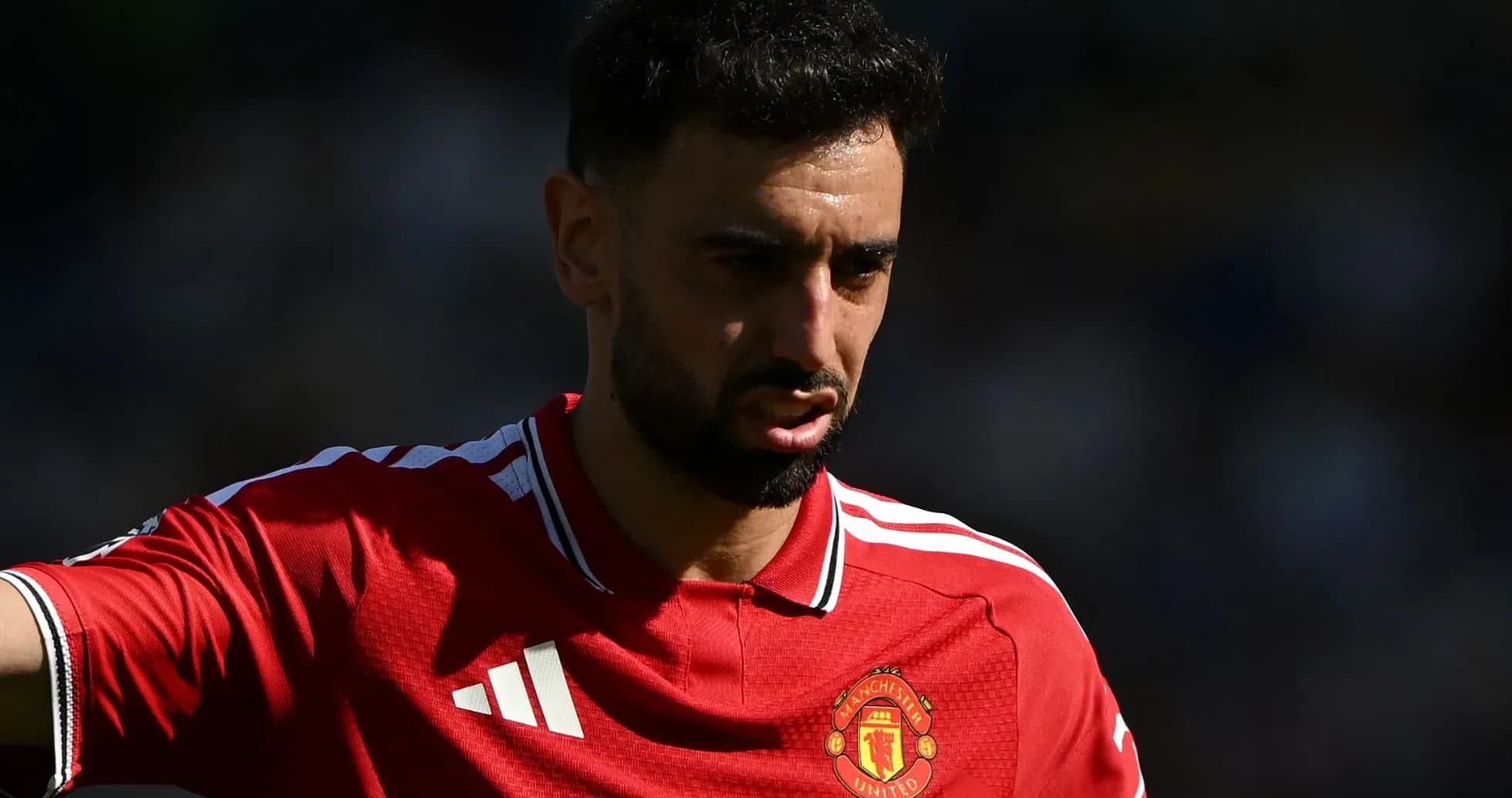 Jugador de Manchester United en acción durante el partido