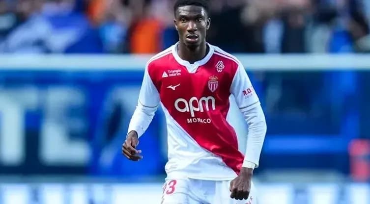Jugador de AS Monaco en acción durante un partido