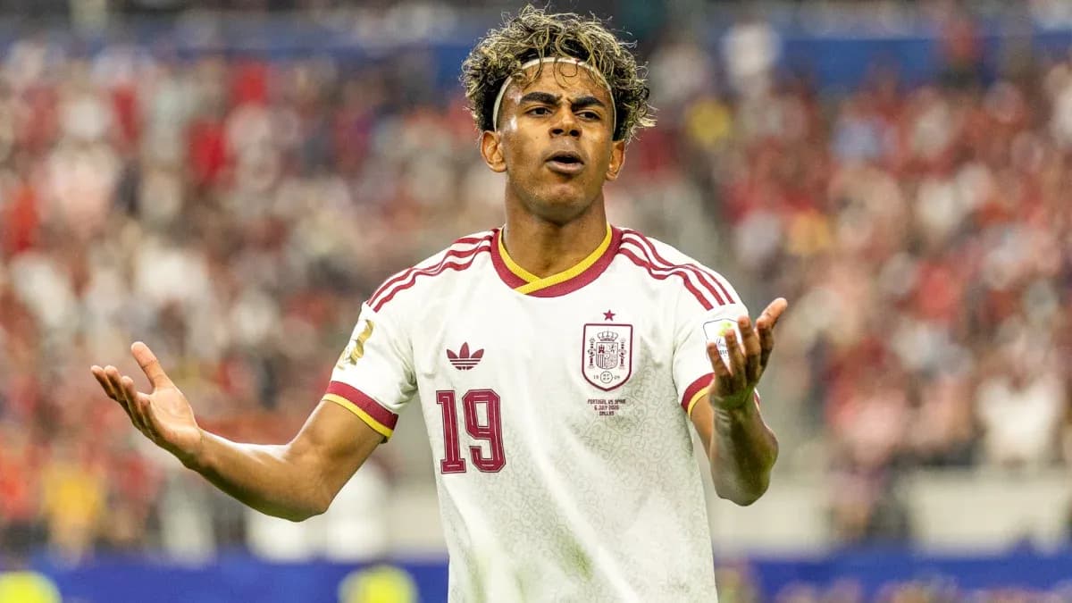 Jugador de España gesticulando durante un partido