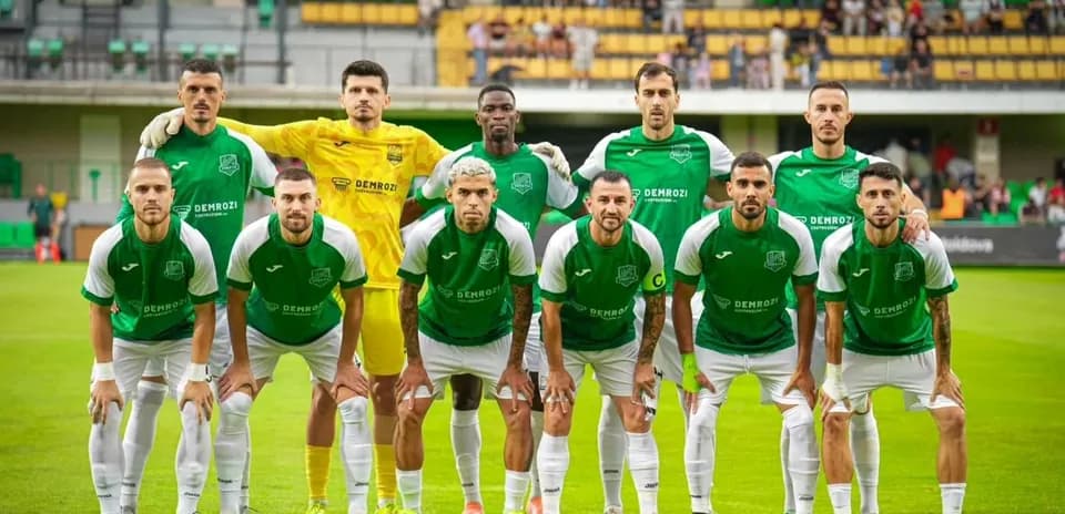 Equipo de fútbol Egnatia Rrogozhinë en formación