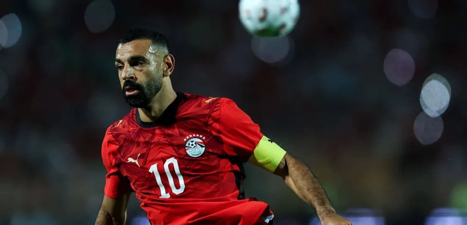 Jugador de Egipto en acción durante un partido