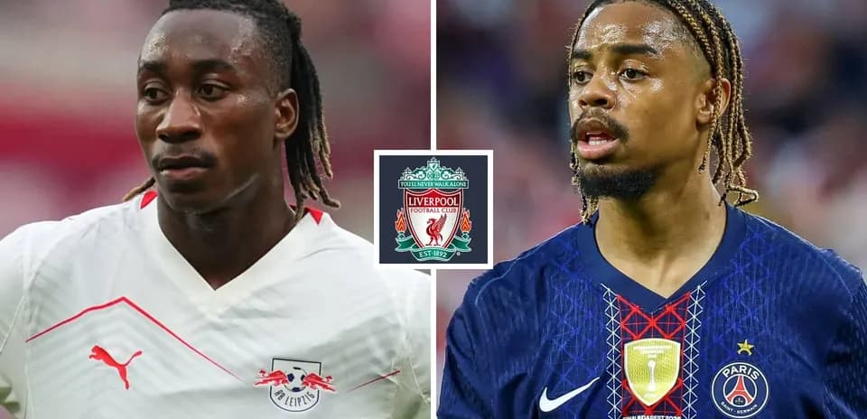 Jugadores de RB Leipzig y PSG en acción