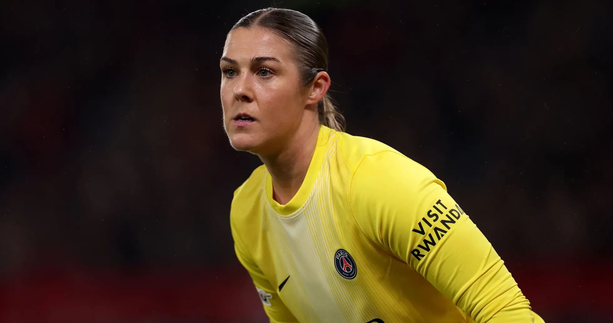 Portera de PSG lista para el juego