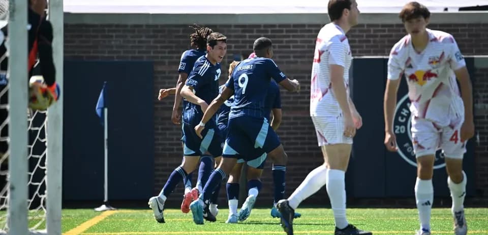 Celebración de gol del equipo de Chattanooga