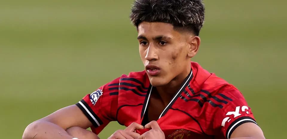Jugador de Manchester United en acción durante el partido