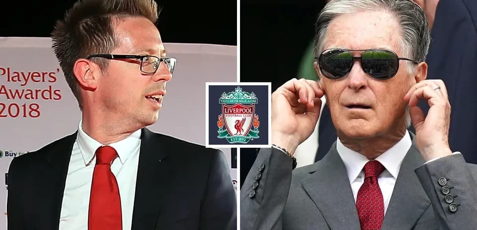 Dos hombres en evento de premios de Liverpool