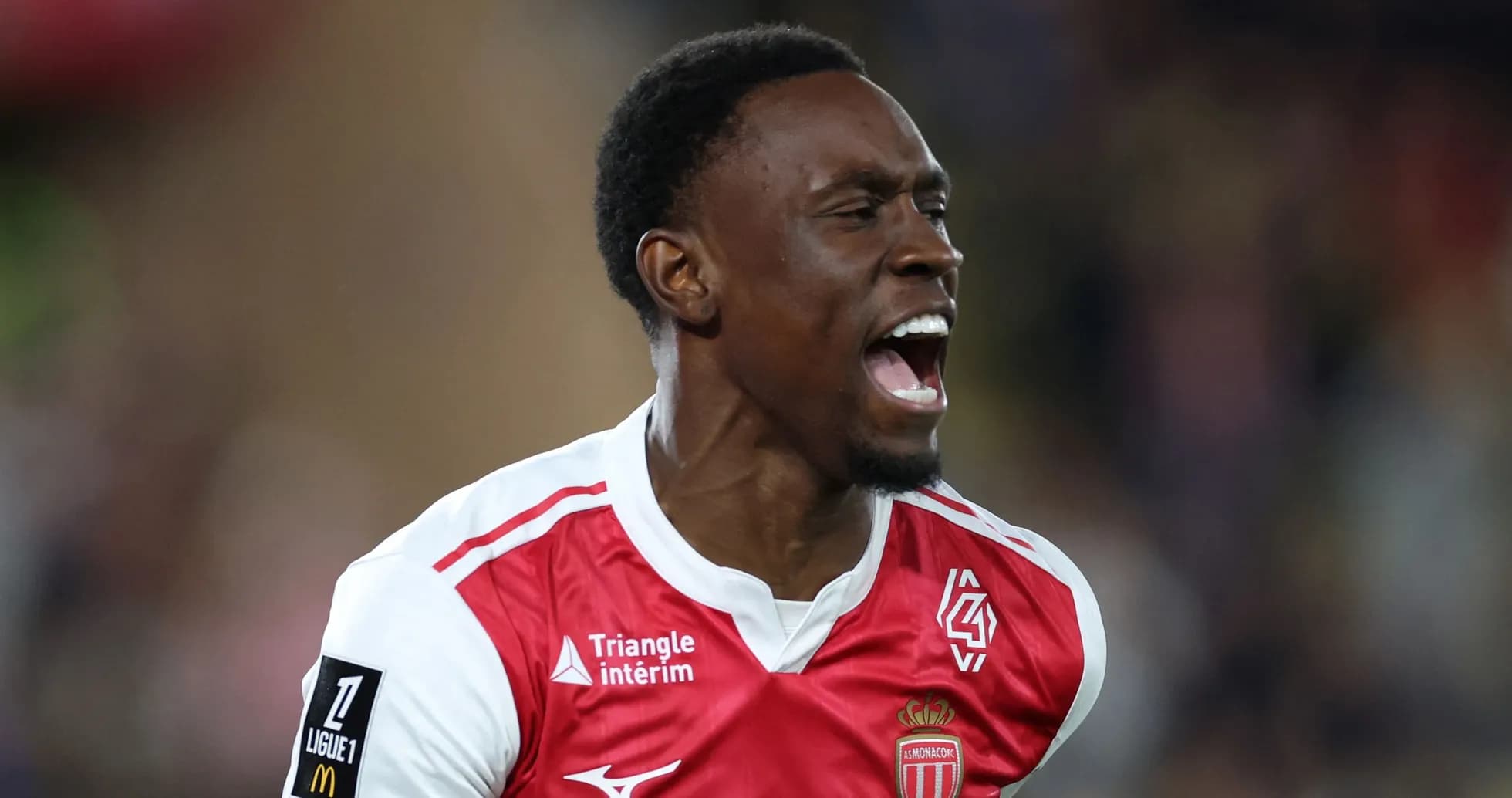 Jugador de AS Monaco celebrando un gol en partido
