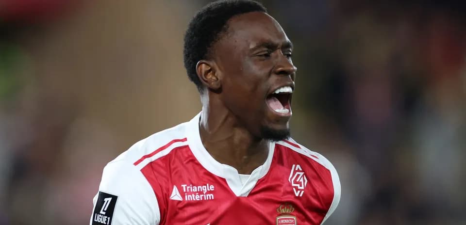 Jugador de AS Monaco celebrando un gol en partido