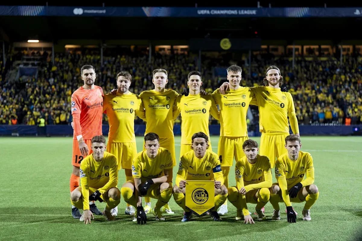 Equipo de Bodo/Glimt en la UEFA Champions League