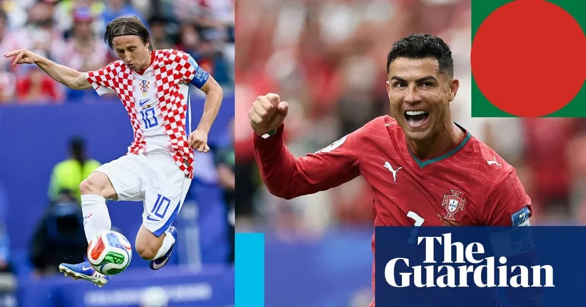 Luka Modric y Cristiano Ronaldo en acción durante partido