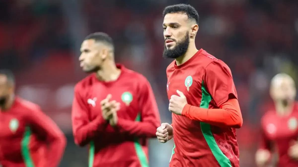 Jugadores de Marruecos en calentamiento previo Jugadores de Marruecos en calentamiento previo