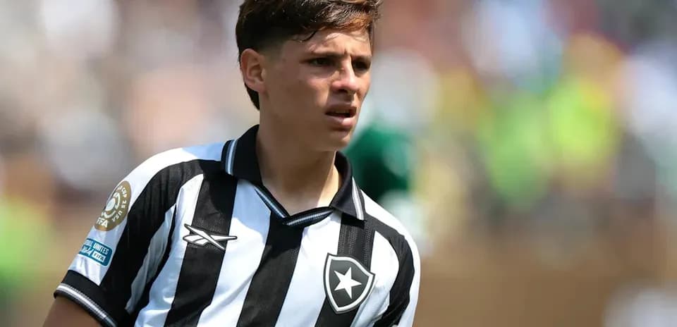 Jugador de Botafogo en el campo durante partido