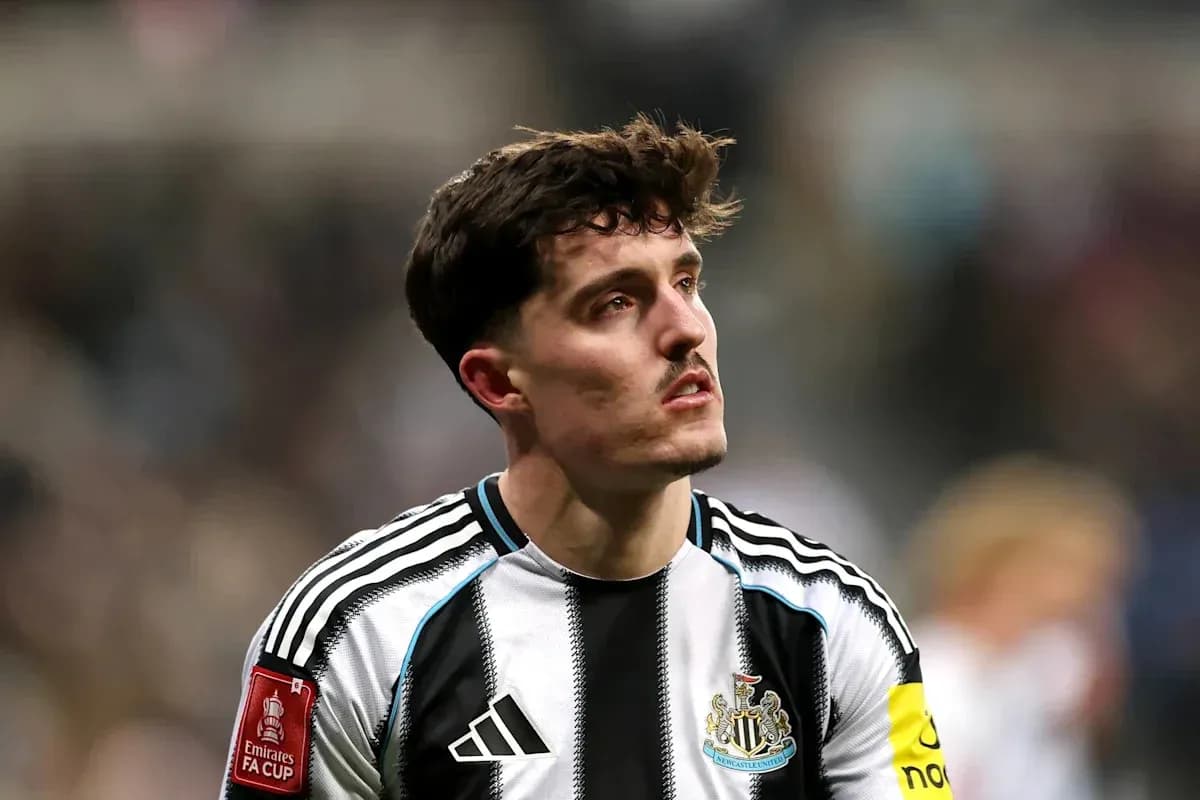 Jugador de Newcastle United en partido reciente
