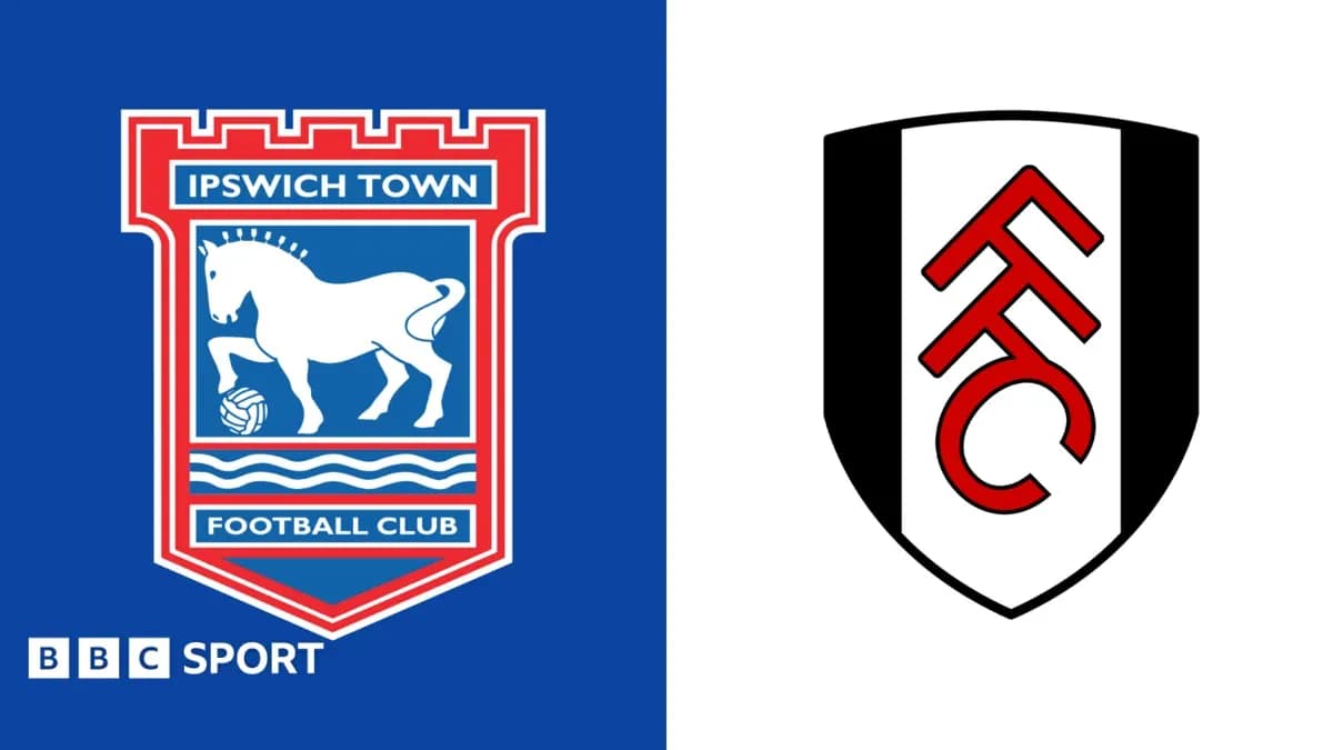 Logos de Ipswich Town y Fulham FC