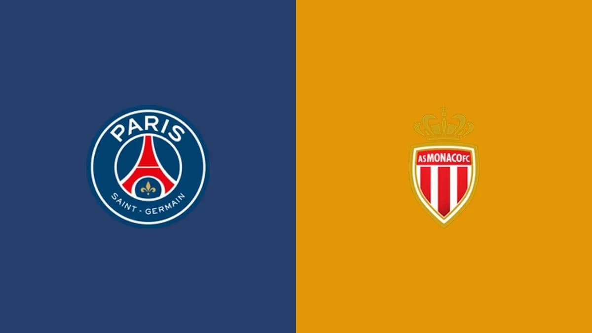 Logos de Paris Saint-Germain y AS Mónaco