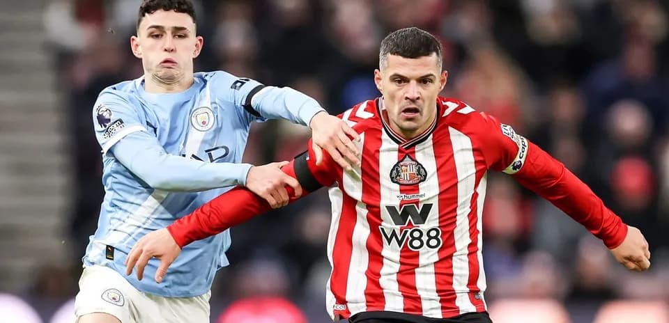 Jugador de Manchester City contra Sunderland