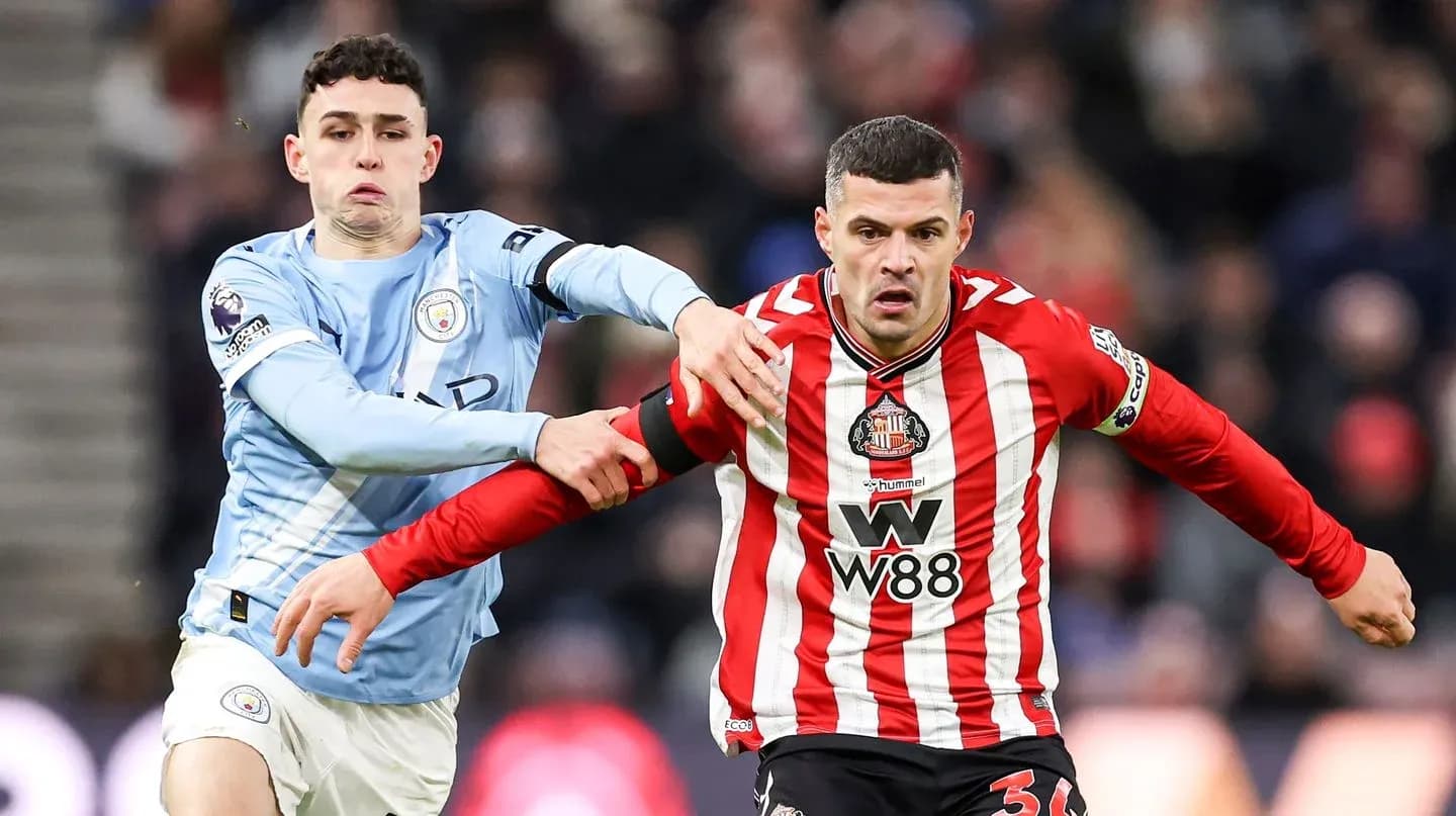 Jugador de Manchester City contra Sunderland