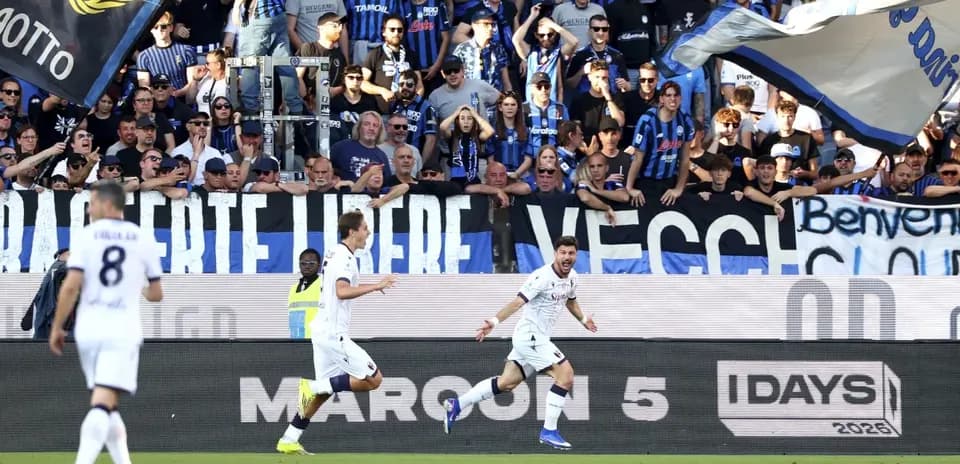 Jugadores de Atalanta celebrando un gol